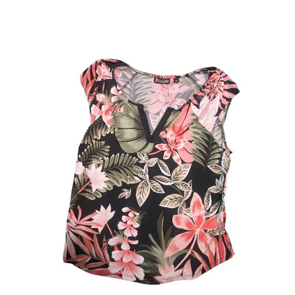 7th Avenue floral tank top - Picture 1 of 2